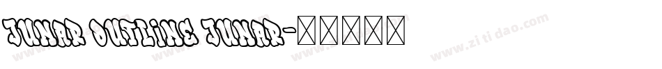 JUNAR OUTLINE JUNAR字体转换